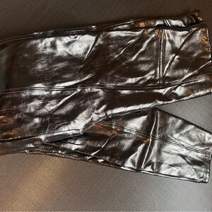 Spanx patent leather legging pant